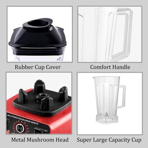Mixeur-blender électrique 2-en-1 pour smoothies et jus, usage intensif, qualité commerciale - Product Image 2