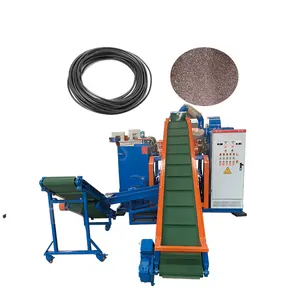 March expo certificated Dry Scrap Cable Crusher Recycling Equipment Electric Used Scrap Metal Separator Copper Wire Shredder