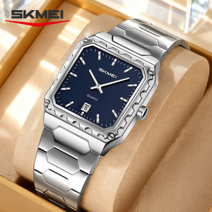 Reloj de Cuarzo para Hombre con Esfera Verde y Logotipo Privado Personalizado OEM, Reloj de Negocios con Calendario Personalizado, Reloj de Regalo al por Mayor - Product Image 3