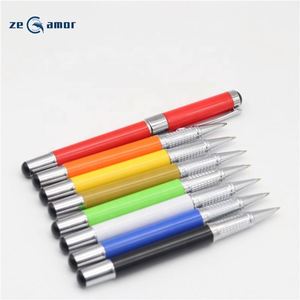 Bolígrafo de Gel 2 en 1 Multifunción con Clip Metálico Amarillo y Tapa, Personalizable con el Logotipo de Zeamor, Punta de 0.5mm, Ideal para Regalos Promocionales - Product Image 6