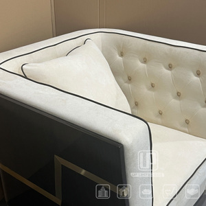 Updecors Luxury Modern Single Living Room Leather <b>Sofas</b> Chair Italian Style Leather Chair Geniune Leather Chair - Product Image 2