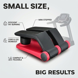 BNcompany Steel Joint Protection Air Stepper Mini <strong>Step</strong> <strong>Machine</strong> Resistance Bands Durable Portable Fitness Trainer for <strong>Home</strong> Use - Product Image 2