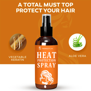 <span class=keywords><strong>Protector</strong></span> de calor para el <span class=keywords><strong>cabello</strong></span>, pulverizador de secado rápido ligero de planchas planas, aceite de argán brillante, Alisador, OEM - Product Image 6