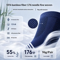 Chaussettes de sport à compression mi-hautes avec soutien de la cheville, respirantes en maille, non étouffantes, pour la course à pied, vente en gros, haute qualité