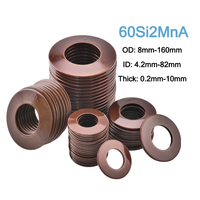 Amortisseurs à ressort à disque Belleville pour lave-vaisselle, compression 60Si2Mn, diamètre extérieur 8/10/12,5/14/16/18 mm, diamètre intérieur 4,2~9,2 mm, épaisseur 0,2~1 mm