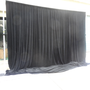 Portable aluminum pipe and drape exhibition booth <b>backdrop</b> <b>stand</b> kit - Product Image 1