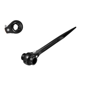 Llave de trinquete de doble punta negra, bidireccional, de doble extremo, de acero al carbono 45, de doble uso, en stock de fábrica - Product Image 5