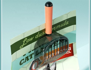 Nueva pala de plástico para arena para gatos, evita el deterioro, pala profunda, herramienta de limpieza de caca de Mascota, cuchara para arena para gatos - Product Image 6