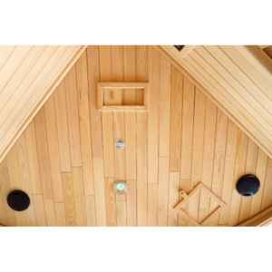 Sunrans 4 persone lontano infrarosso Sauna camera relax di lusso con spettro completo di calore - Product Image 5