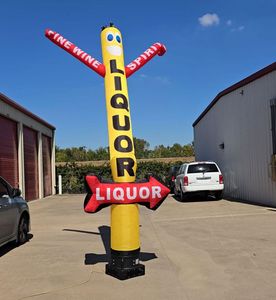 Bắt Mắt Tùy Chỉnh Không Khí Vũ Công Inflatable Dấu Hiệu Quảng Cáo Bia Chai Hình Dạng Bầu Trời Vũ Công Chào Mừng Bạn - Product Image 5