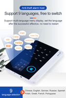 Tuya Smart Life tactile clavier WIFI 4G système d'alarme GSM maison antivol sécurité 433MHz 99 sans fil Zone APP contrôle