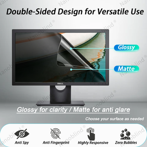 Filtre de confidentialité pour écran PET, amovible, anti-espionnage, anti-reflets, bloquant la lumière bleue, pour moniteur de bureau de 18,5 <span class=keywords><strong>pouces</strong></span> 16:9 - Product Image 3