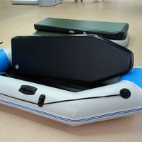 Kayak de pêche, radeau, bateau gonflable modulaire, matériau PVC pliable résistant à l'usure, 2 personnes, coussin d'air, bateau à rames, dérive