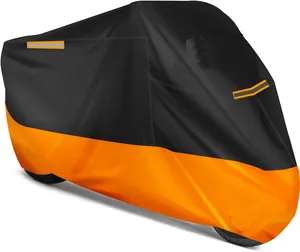 210D Heavy Duty Waterproof And UV Durable Motorcycle Cover Motorcycle Sun Cover Rain Cover Motorcycle