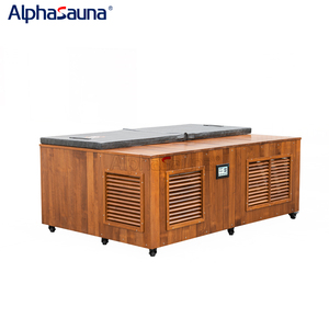 Enfriador de baño de hielo opcional Ozono Crculation Refrigeración por agua Gimnasio Bañera de hielo <span class=keywords><strong>Efecto</strong></span> de grano de <span class=keywords><strong>madera</strong></span> Remojo - Product Image 5