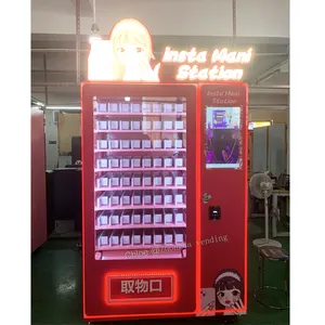 Zhongda Bestseller Nagelpressen-Verkaufsautomat Wimpernverkaufsautomat mit kostenlosem individuellem Design Wickeln