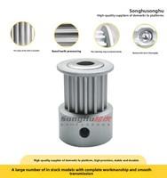 Poulie de distribution en aluminium S3M060 S3M14 100 150-14-K-P-d4, alésage 4-6mm, 14 rainures, poulie de courroie synchrone OEM