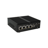Mini PC Pare-feu 2.5GbE avec processeur Intel Alder Lake N150, 4 ports LAN i226-V, serveur passerelle sans ventilateur pour Pfsense, OPNsense, Proxmox, routeur PC