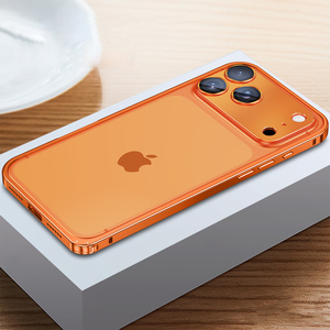 Coque 2-en-1 en métal pour iPhone 17 Pro Max avec film de protection en <span class=keywords><strong>verre</strong></span> <span class=keywords><strong>trempé</strong></span> et boucle de fixation - Product Image 6