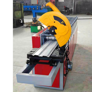 מחיר סיטונאי בריטניה הטוב ביותר נמכר רולר מתכת דלת חיתוך להרכיב מכונה, צבע פלדה מתגלגל - Product Image 3