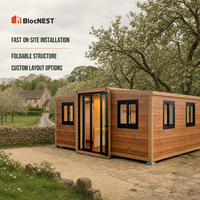 BlocNEST Maison Conteneur Extensible Préfabriquée Modulaire pour Usage Familial et Vacances avec Design Moderne