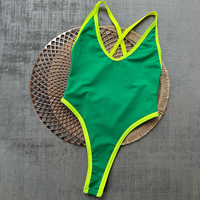Nouveau fabricant de mode personnalisé de haute qualité Maillot de bain une pièce de créateur de luxe pour femmes Maillot de bain à couleurs contrastées
