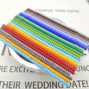 Cuentas de semilla checas de 2 mm 11/0, brillantes, de color sólido, que no se decoloran, para manualidades DIY, pulseras de cuentas, decoración de zapatos de tela - Product Image 2