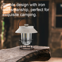 Lanterne de camping LED portable 5000mAh, batterie de secours d'urgence, lumière stroboscopique rouge SOS, double source lumineuse, température de couleur réglable