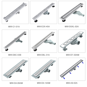 Accesorios Modernos para Baño de Hotel, Rejilla de Drenaje <span class=keywords><strong>Horizontal</strong></span> de Alto Flujo para Ducha, Acero Inoxidable 304/316 - Product Image 6