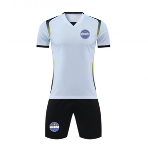 Set di <span class=keywords><strong>Maglie</strong></span> <span class=keywords><strong>da</strong></span> <span class=keywords><strong>Calcio</strong></span> <span class=keywords><strong>Nere</strong></span> all'Ingrosso, 100% Poliestere Traspirante ad Asciugatura Rapida, Manica Corta, Pantaloncini Neri, Unisex, Design Personalizzabile - Product Image 2