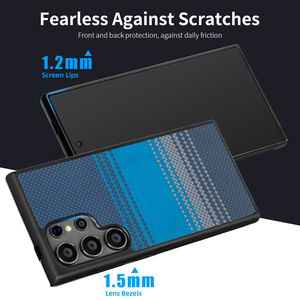 เคสโทรศัพท์หรูหราทำจากคาร์บอนไฟเบอร์แท้รุ่นใหม่สำหรับ Samsung S24 <span class=keywords><strong>S23</strong></span> <span class=keywords><strong>Ultra</strong></span> ผลิตจากอะรามิดเคฟลาร์ ดีไซน์บางเบาพิเศษพร้อมแม่เหล็ก - Product Image 6