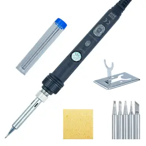 Electric Soldering Irons Kit temperature Regulating electric Iron 80W high power Soldering iron kit