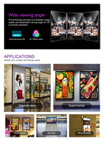 Tablette POE 10.1 12.1 15 pouces smart wifi 4G slim android lcd machine publicitaire écran tactile mural