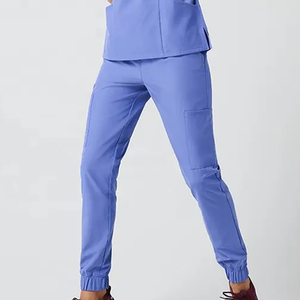 OEM venta al por mayor de alta calidad mezclas de algodón Unisex médico enfermera uniforme conjunto Hospital Scrubs para médico clínicas gran oferta uniformes - Product Image 3