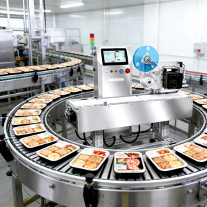 Machine d'étiquetage automatique pneumatique à haute vitesse avec contrôle PLC pour les bouteilles de produits alimentaires, de boissons et de produits frais - Product Image 5