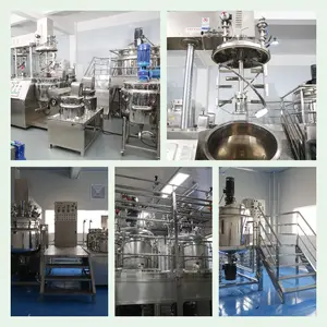 1000L 2000l vapor aquecimento duplo revestimento skincare cosméticos creme misturando tanque com agitador