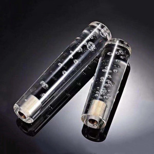 หัวเกียร์คริสตัลแบบไม่มีไฟ LED รุ่น Universal สำหรับเกียร์ธรรมดา, คริสตัลใสพิเศษ พร้อมเกลียวทองเหลือง CNC, มี 8 สี 7 ขนาดความยาว - Product Image 4