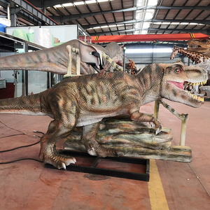 Dinosaurio Rideable de fábrica de dinosaurios robóticos para <span class=keywords><strong>Dino</strong></span> Rider, dinosaurio Animatronic para montar - Product Image 4