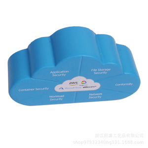Balle anti-stress en mousse PU en forme de nuage Trend Micro, jouet promotionnel doux - Product Image 5