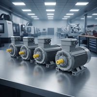 Moteur asynchrone triphasé HGC série Y2, 460/480V 50/60Hz, haute efficacité IE2, 10hp-100hp, 4-5kW, montage sur pied, entièrement fermé