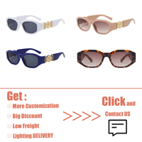 Lunettes de soleil vintage tendance 2026 pour femme, monture carrée en PC, verres PC dégradés, protection UV400, lunettes tendance, vente en gros, logo personnalisé