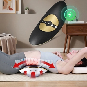 Alphay - Masajeador de espalda portátil de marca privada OEM ODM para uso doméstico, cojín de soporte lumbar con tracción, buscamos agentes - Product Image 1