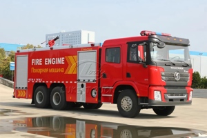 Camion de pompiers Shacman de fabrication chinoise, équipement de lutte contre l'incendie complet de 12 m³, pour projet d'appel d'offres gouvernemental - Product Image 4