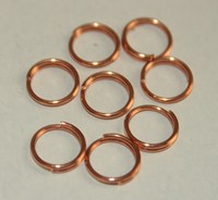 Cincin Las Tembaga BCuP-2 Kemurnian Tinggi Cincin Tembaga yang Diproses dengan Solder Cincin Perunggu Fosfor yang Diproses dengan Solder