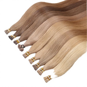 ผมต่อแบบตรงชนิด Remy ขนาด 20 นิ้ว 22 นิ้ว 50 เส้น/แพ็ค แบบ Pre Bonded Wax Hot Fusion I Tip - Product Image 2