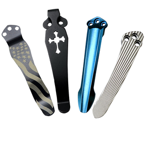 คลิปหนีบกระเป๋าแบบกำหนดเองสำหรับมีดพับ <span class=keywords><strong>Spyderco</strong></span> Pocket Clip - Product Image 1