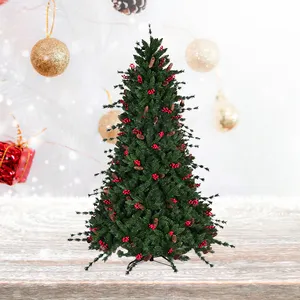 Lage Prijs Sneeuwen Dennenappel Kerstboom Kunstmatige Groene Kerstboom Pijnboom