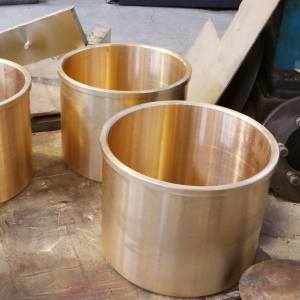 Douille de roulement à huile C90700 pièces de processus de coulée de cuivre de coussin de remorque - Product Image 4