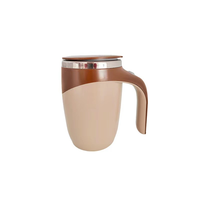 Tasse à café automatique à agitation automatique Tasse magnétique électrique Tasses en métal Tasses en acier inoxydable Portable USB Voyage Style américain HANDGRIP
