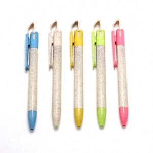 Bolígrafos Retráctiles Ecológicos Promocionales a Bajo Precio, Ancho de Escritura de 1.0 mm, Tinta Azul/Negra - Product Image 2